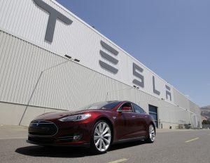 The Tesla Model S outside the factory.  (AP Photo/Paul Sakuma, File)