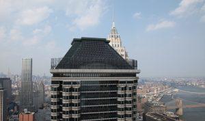 The new PV installation atop Deutsche Bank's U.S. headquarters in New York City. Photo Credit: Business Wire.