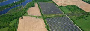 A utility-scale PV project in Ontario, Canada. Photo Credit: Recurrent Energy