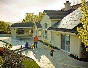 A home with solar panels leased from SunRun. Photo Credit: SunRun