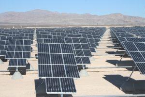 A solar farm at Nellis Air Force Base in Nevada. Photo Credit: Suntech
