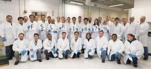 First Solar's R&D team in Perrysburg, Ohio, set a new world record for CdTe solar cell efficiency, 18.7 percent, as certified by the National Renewable Energy Laboratory.  Credit: Business Wire