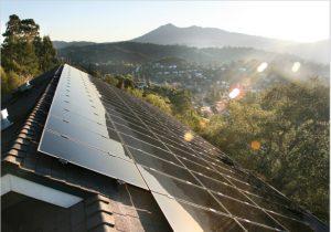 A SolarCity installation in San Rafael, CA. Credit: SolarCity