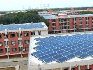 A rooftop solar installation in Gujarat. Credit: Azure Power