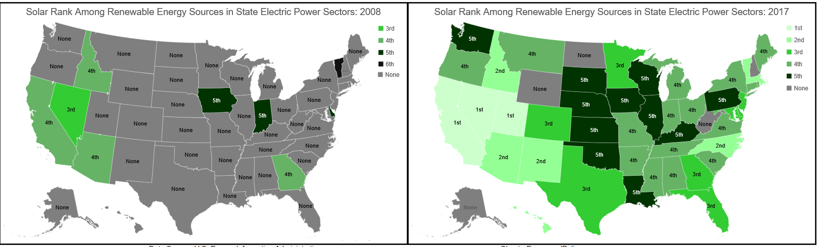 solar power, renewable energy, map, electric power sector